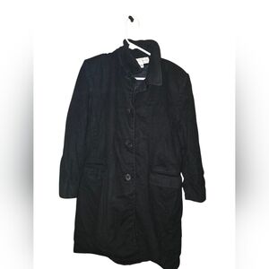 7/160. Albert Nipon Classic Black Trench Coat